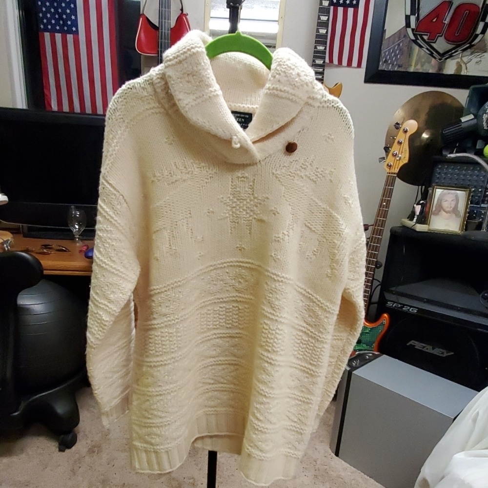 Ralph Lauren Hand knitted wool sweater